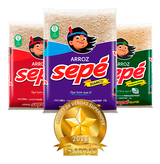 Somos a 4ª marca de arroz mais vendida no Brasil Somos a 4ª marca de arroz mais vendida no Brasil